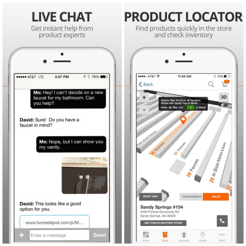 Live chat home depot