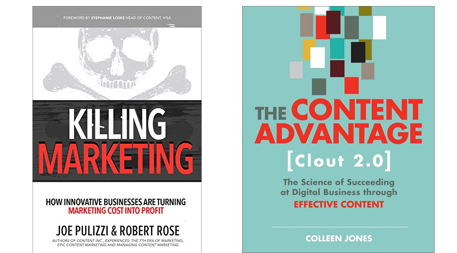 Books - Killing Marketing and The Content Advantage