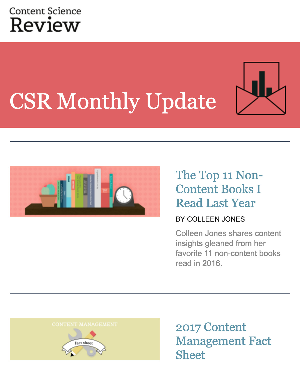 CSR Monthly Update