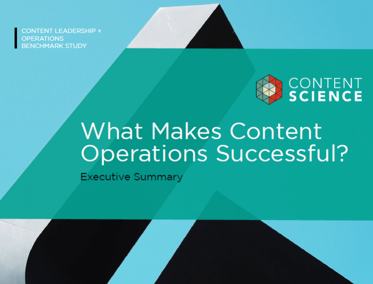 Content Operations + Systems - Content Science Review
