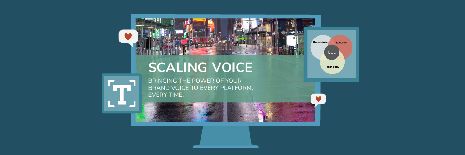 Scaling Voice report cover on computer screen