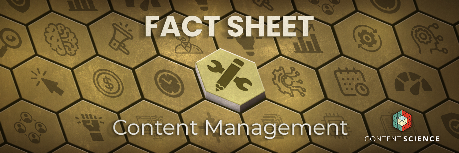 content management fact sheet