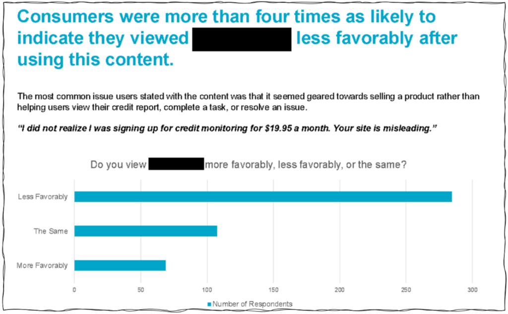 An example of correlating content effectiveness with brand affinity