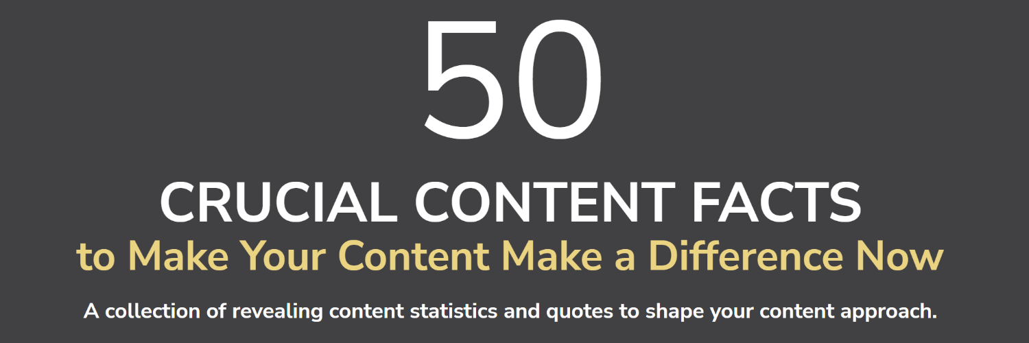 50 Crucial Content Facts
