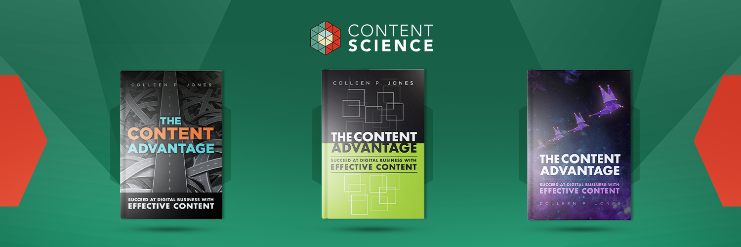 cover options for The Content Advantage