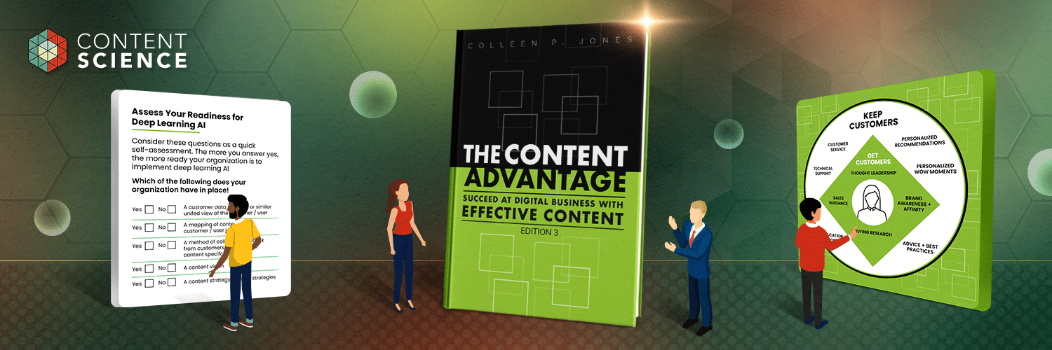 the content advantage cover and sample features